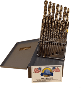 29 Pc Cobalt Drill Bit Set M42 HSS 29pc USA