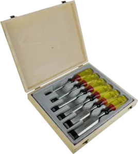 Marples Irwin 6 Piece Chisel Set in Wood Box
