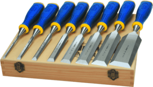 Marples Irwin ProTouch 8 Piece Chisel Set in Wood Box