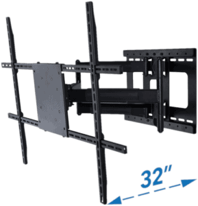 Full Motion TV Wall Mount with 32 inch Long Extension for 42 to 80 inch TVs