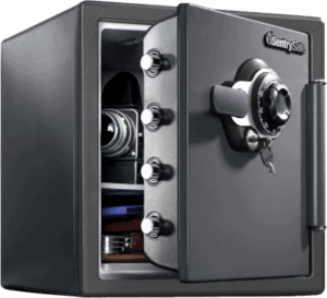 SentrySafe SFW123DSB Dial Combination Fireproof Safe and Waterproof Safe