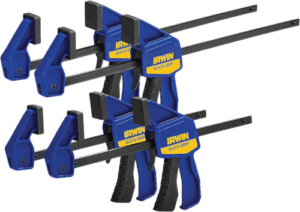 IRWIN QUICK GRIP Builder Clamp 4 Pack 2 6 Inch 2 12 Inch 140 lbs