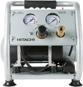 Hitachi EC28M Oil Free 1 Gallon Quiet 59 Decibel Portable Air Compressor