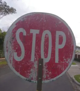 Stop sign