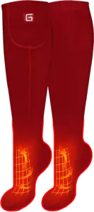 Daintymuse Rechargeable Electric Powered Heated Socks Size 5 9