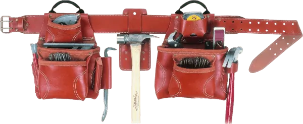 CLC 21448X 17 pockets 47 to 55 inches belt leather tool belt CLC 21448X 17 pockets 47 to 55 inches belt leather tool belt