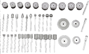 Carving Expert 44 pcs 1 8 inch shank 60 to 150 grit silver coated engraver bits
