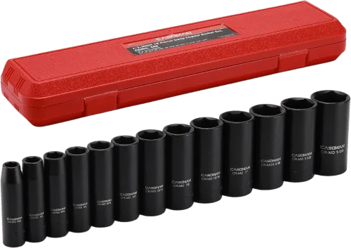 Tacklife HIS2A 14 pcs 1 2 in SAE impact socket set Best 1/2 impact socket set only kit