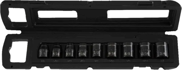 Craftsman CMMT15880 9 pcs 3 8 in SAE impact socket set Craftsman CMMT15880 9 pcs 3 8 in SAE impact socket set