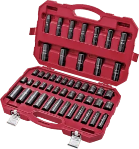 Craftsman CMMT16548 48 pcs 1 2 in SAE metric impact socket sets Craftsman CMMT16548 48 pcs 1 2 in SAE metric impact socket sets