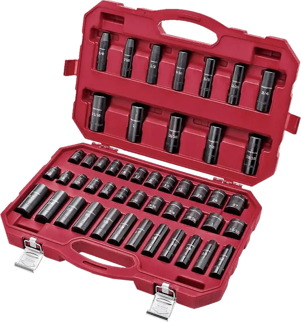 Craftsman CMMT16548 48 pcs 1 2 in SAE metric impact socket sets Craftsman CMMT16548 48 pcs 1 2 in SAE metric impact socket sets
