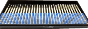 Drilax 20 pcs 1 8 inch shank silver coated cylinder engraver bits