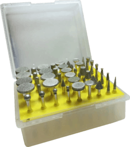 Drilax 50 pcs 1 8 inch shank 120 grit diamond coated engraver bits