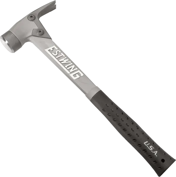 Estwing AlPro Black ALBK 14 oz 16 inch handle Aluminum smooth face hammer