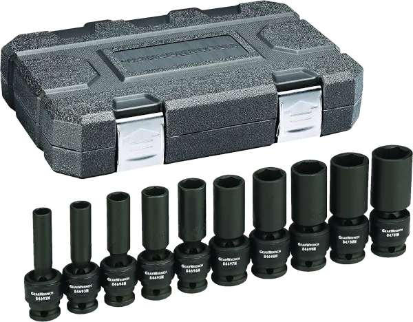 Gearwrench 84935N 10 pcs 1 2 in SAE impact socket set Gearwrench 84935N 10 pcs 1 2 in SAE impact socket set