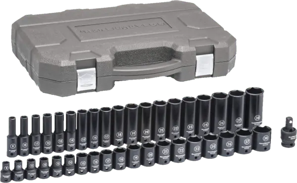 Gearwrench 84947N 39 pcs 1 2 in SAE impact socket set Gearwrench 84947N 39 pcs 1 2 in SAE impact socket set