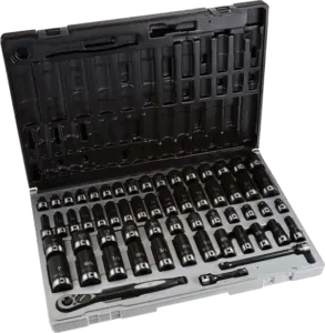 Grey Pneumatic 81659CRD 56 pcs 3 8 in SAE metric impact socket sets with hand ratchet Grey Pneumatic 81659CRD 56 pcs 3 8 in SAE metric impact socket sets with hand ratchet
