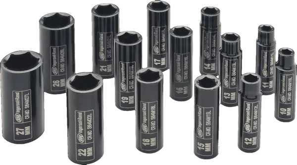 Ingersoll Rand SK4M14LN 14 pcs 1 2 in metric impact socket set Ingersoll Rand SK4M14LN 14 pcs 1 2 in metric impact socket set