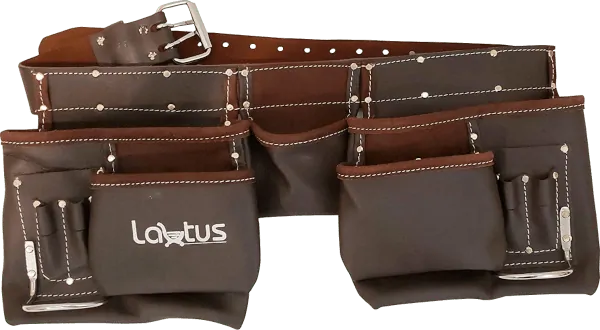 Lautus 11 pockets 30 to 26 inches belt genuine leather tool belt Lautus 11 pockets 30 to 26 inches belt genuine leather tool belt