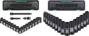 Metakoo 30 pcs 3 8 in metric impact socket set Metakoo 30 pcs 3 8 in metric impact socket set