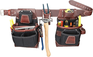 Occidental Leather 8580 28 pockets 29 to 54 inches top grain leather tool belt Occidental Leather 8580 28 pockets 29 to 54 inches top grain leather tool belt