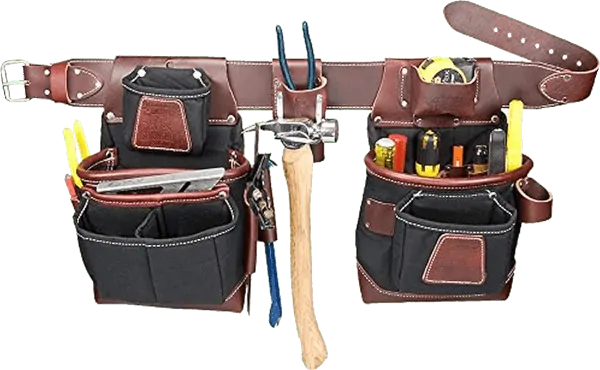 Occidental Leather 8580 28 pockets 29 to 54 inches top grain leather tool belt Occidental Leather 8580 28 pockets 29 to 54 inches top grain leather tool belt