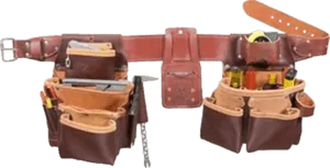 Occidental leather 5089 22 pockets 29 to 54 inches belt top grain leather tool belt Occidental leather 5089 22 pockets 29 to 54 inches belt top grain leather tool belt