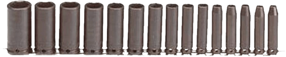 Stanley Proto J72116 15 pcs 3 8 in SAE impact socket set Stanley Proto J72116 15 pcs 3 8 in SAE impact socket set