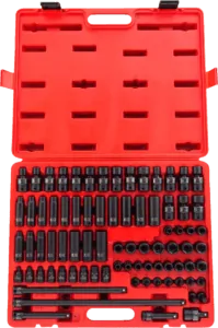 Sunex 3580 80 pcs 3 8 in SAE metric impact socket sets with hand ratchet Sunex 3580 80 pcs 3 8 in SAE metric impact socket sets with hand ratchet