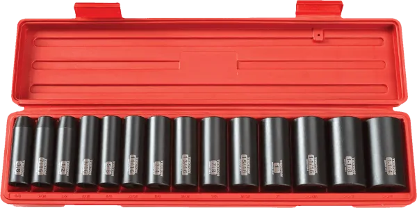 Tekton 4880 14 pcs 1 2 in SAE impact socket set Tekton 4880 14 pcs 1 2 in SAE impact socket set