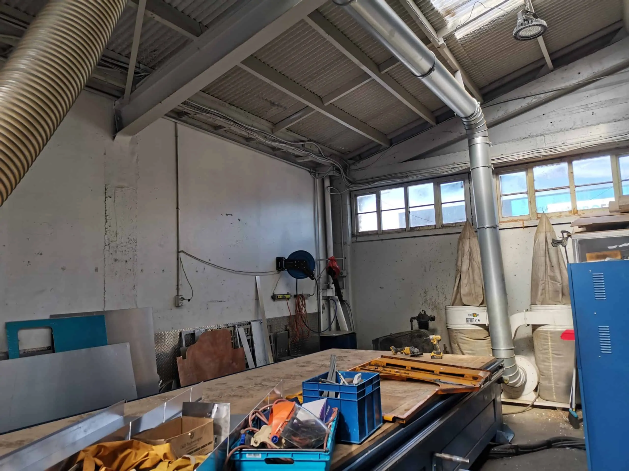 The back of the tool workshop The back of the tool workshop