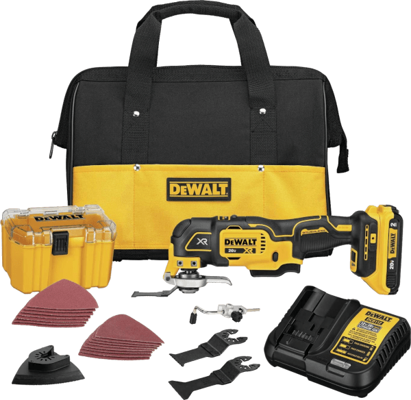 DeWalt DCS356D1 30 pcs 0 13 000 0 17 000 0 20 000 opm 20V cordless oscillating multi tool kit DeWalt DCS356D1 30 pcs 0 13 000 0 17 000 0 20 000 opm 20V cordless oscillating multi tool kit