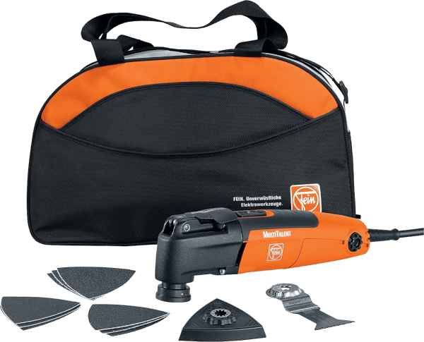 Fein MultiTalent 11 pcs 11 000 to 20 000 opm 250 watts oscillating multi tool kit Fein MultiTalent 11 pcs 11 000 to 20 000 opm 250 watts oscillating multi tool kit
