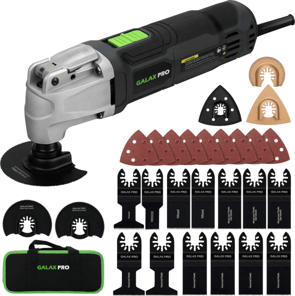 GALAX PRO GP86225 40 pcs 11 000 to 21 000 opm 2 4 amp oscillating multi tool kit GALAX PRO GP86225 40 pcs 11 000 to 21 000 opm 2 4 amp oscillating multi tool kit
