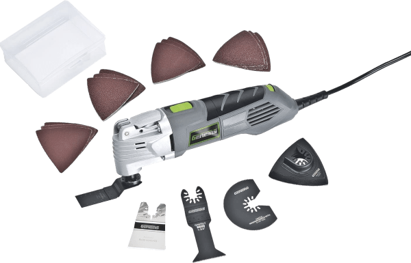 Genesis GMT25T 17 pcs 15 000 to 22 000 opm 2 5 amp oscillating multi tool kit Genesis GMT25T 17 pcs 15 000 to 22 000 opm 2 5 amp oscillating multi tool kit