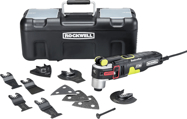 Rockwell RK5151K Sonicrafter F80 10 pcs 10 000 to 19 000 opm 4 2 amp oscillating multi tool kit Rockwell RK5151K Sonicrafter F80 10 pcs 10 000 to 19 000 opm 4 2 amp oscillating multi tool kit