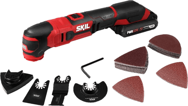 Skil PWR Core 20 30 pcs 11 000 to 17 000 opm 20V cordless oscillating multi tool kit Skil PWR Core 20 30 pcs 11 000 to 17 000 opm 20V cordless oscillating multi tool kit