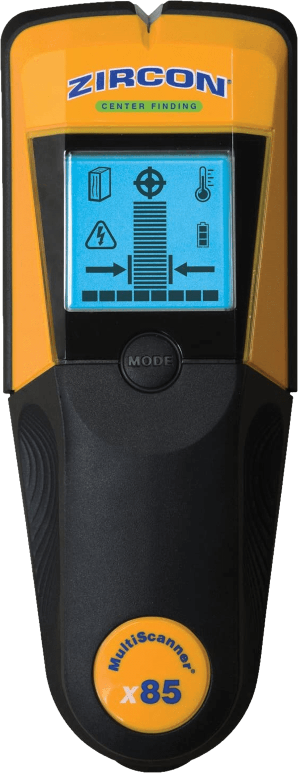 Zircon MultiScanner x85 2 inch max 4 modes w multi wall scanner stud finder