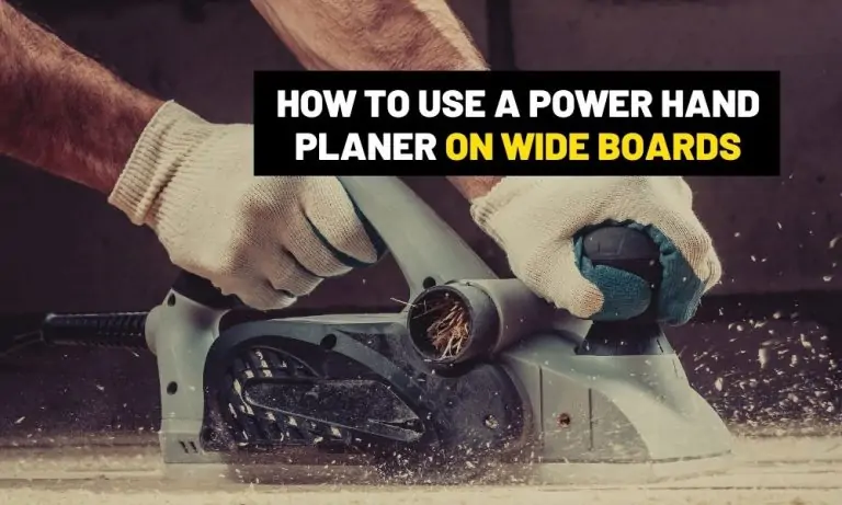 How to use an electric hand planer on wide boards? How to use an electric hand planer on wide boards?