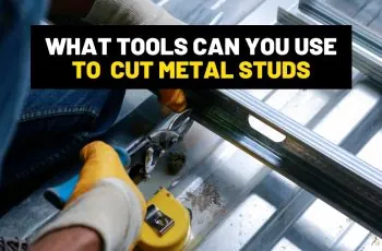 How to cut metal studs