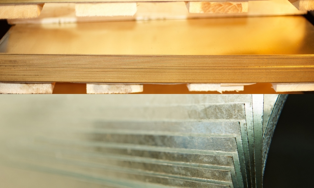 Brass and metal alloy sheets
