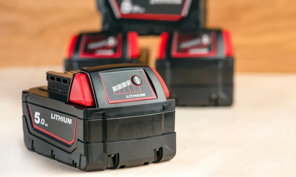 Lithium ion battery used for cordless tools