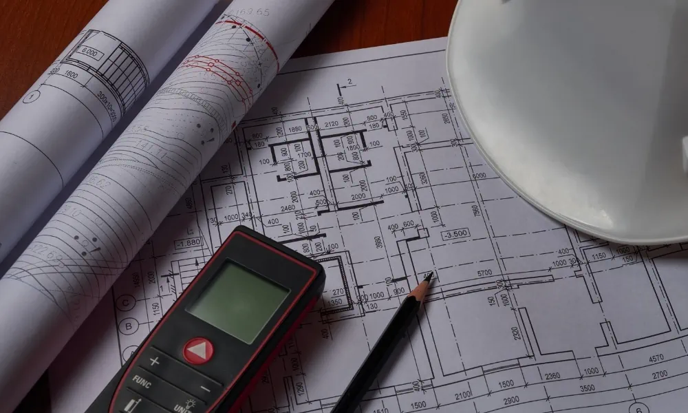 Using a laser measure for planning