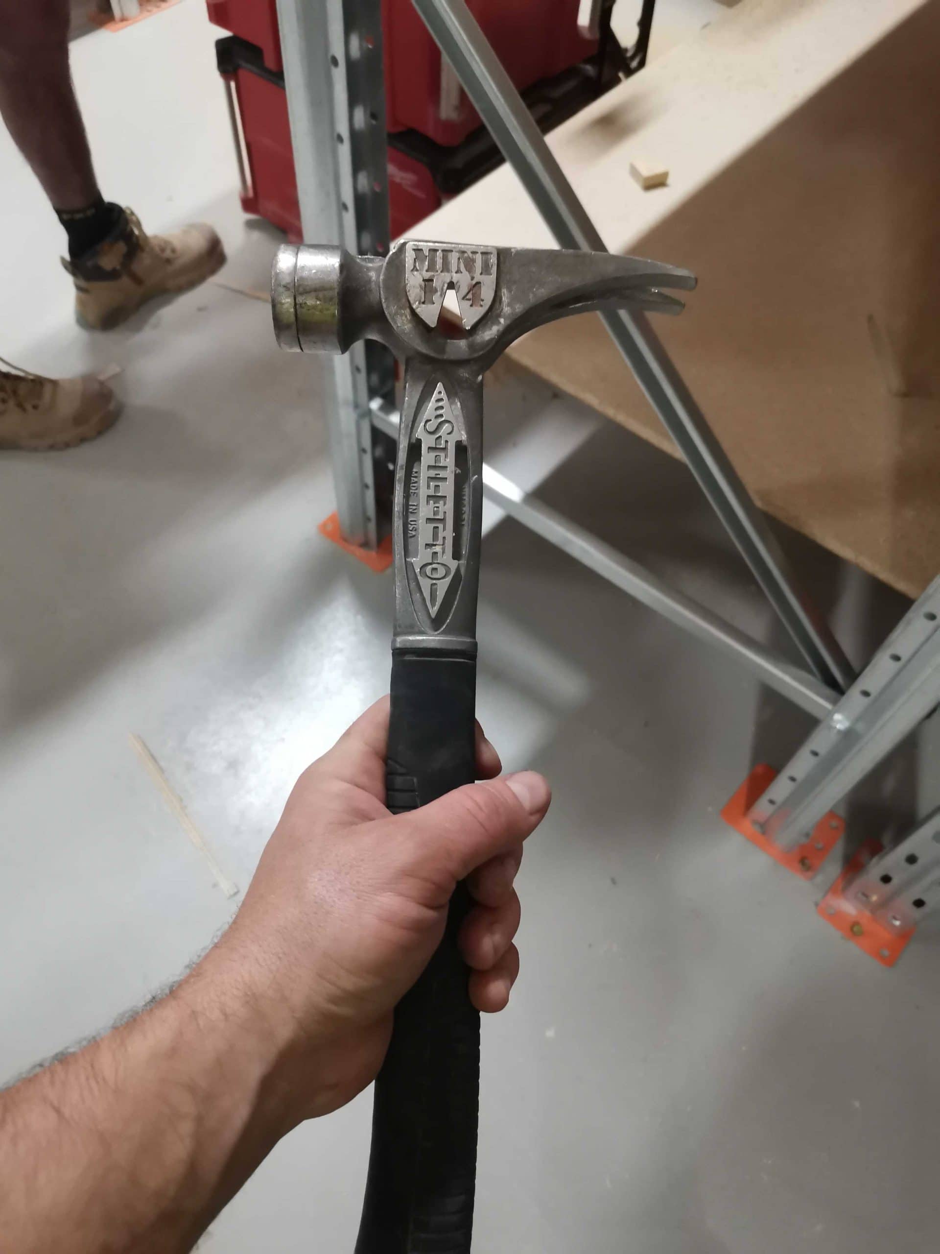 My stiletto 14oz titanium hammer