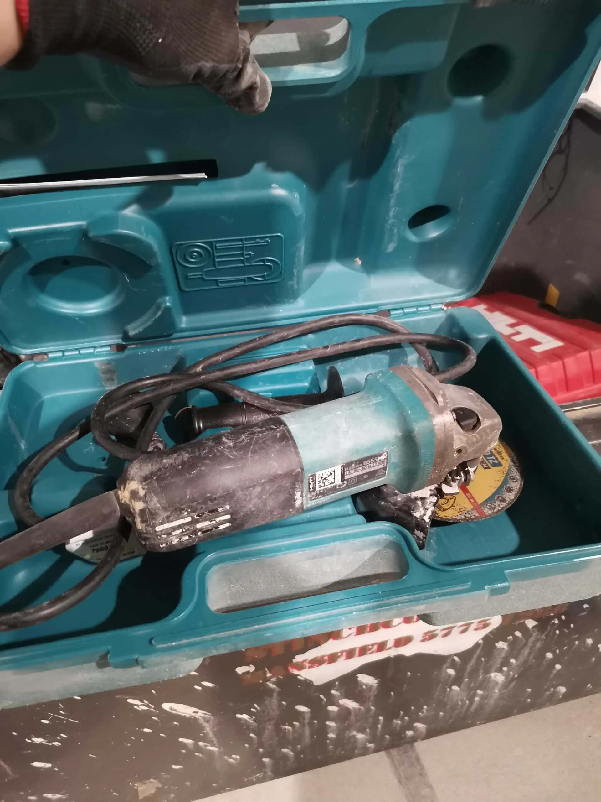 My compact Makita corded angle grinder
